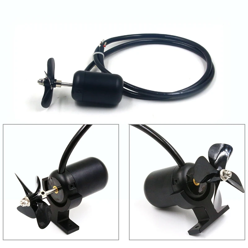 

100M Deep Water Waterproof Brushless Motor 10-24V Underwater Thruster 1.5KG for RC Boat ROV Model