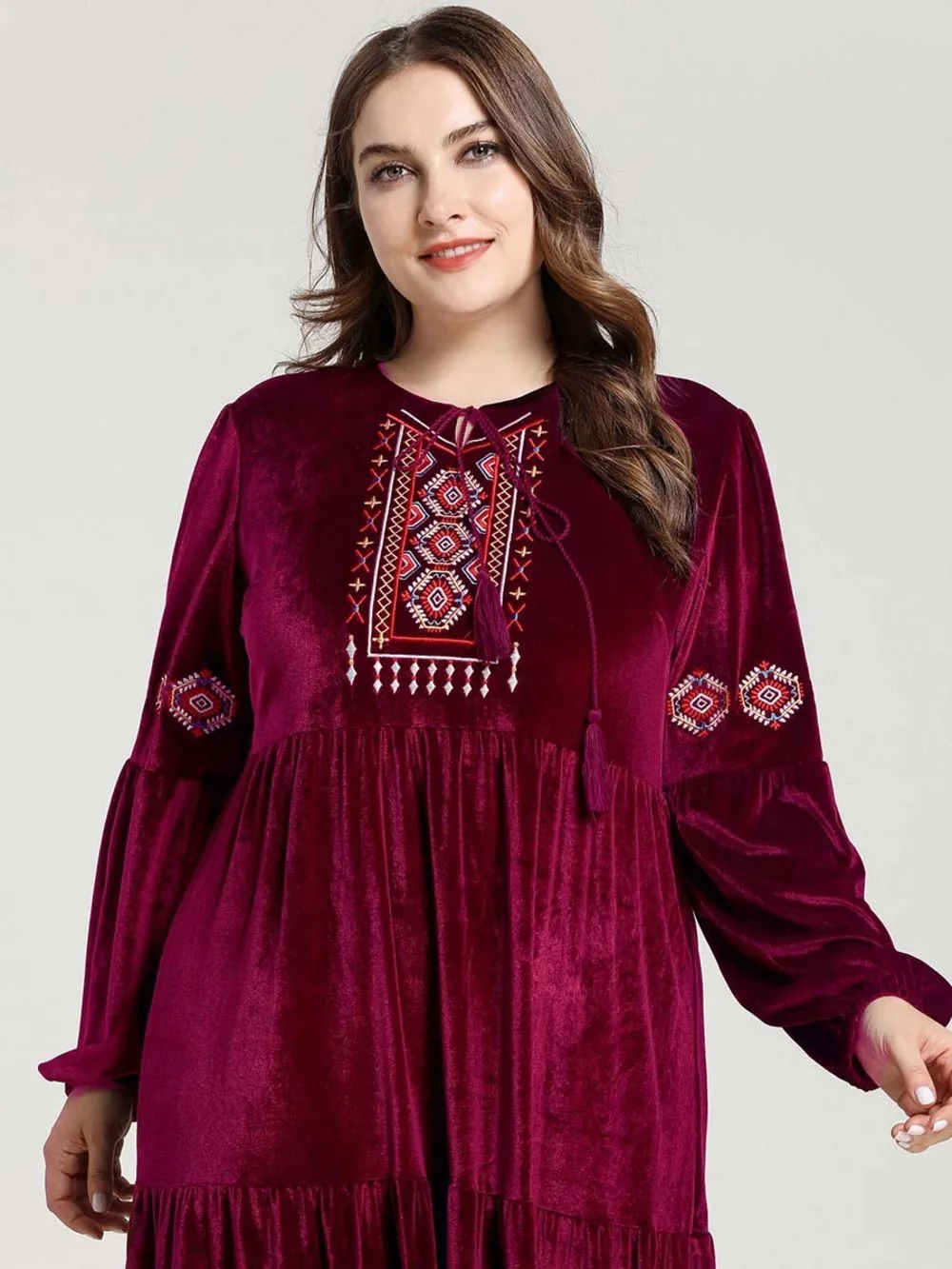 Горячая Вышивка Дубай Abaya Dresss женское длинное мусульманское платье для