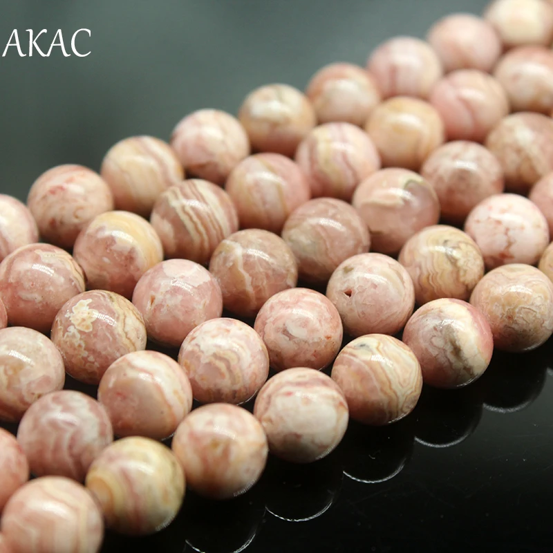 Approx7 мм/8-8 5 мм подлинные Родохрозит свободные бусины для Набор изготовления