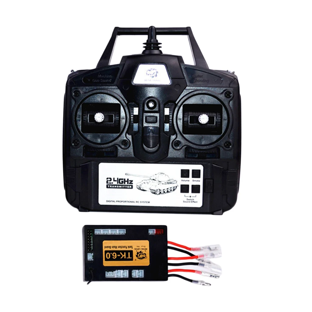 

Motherboard RC Tank 2.4G 6.0 Receiver Main Board for Heng Long Replacements