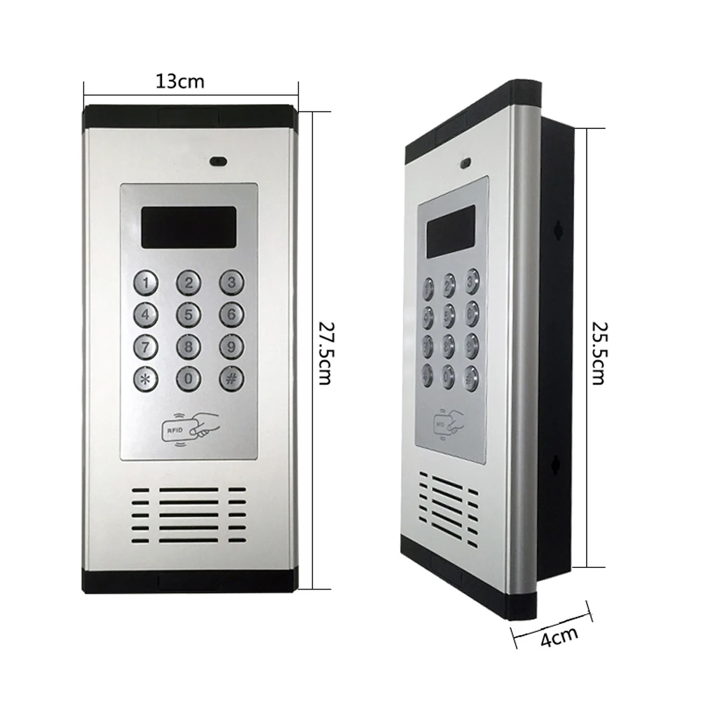 Система контроля доступа 3G GSM Intercom поддерживает RFID карту для квартир 200