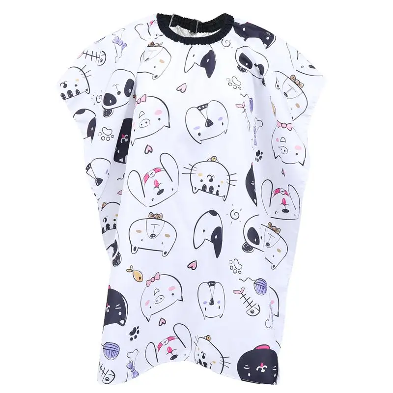 Детская Парикмахерская накидка с мультяшным рисунком для стрижки волос красивый