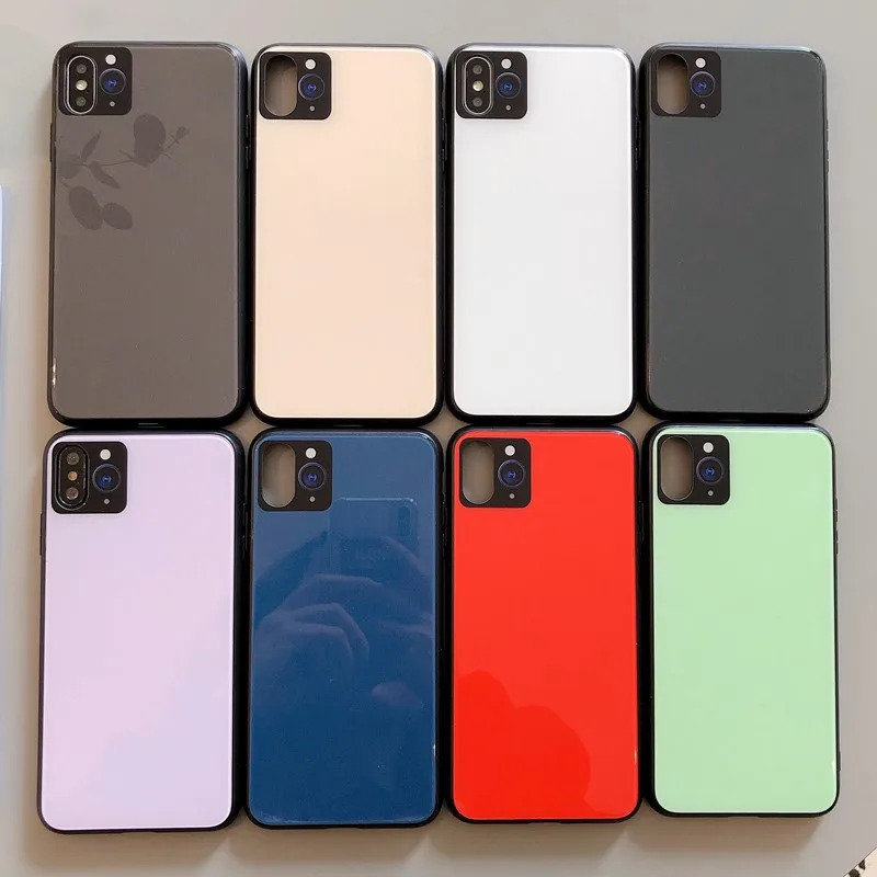 Закаленное стекло Сменный Чехол для телефона iPhone 11 Pro XS MAX X XR 6 6S 7 8 Plus роскошный