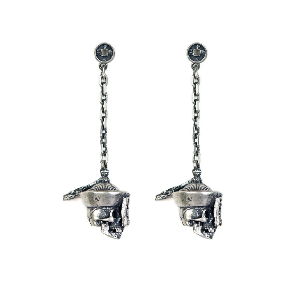 Женские серьги скелетоны из серебра 925 пробы|Серьги-подвески| |
