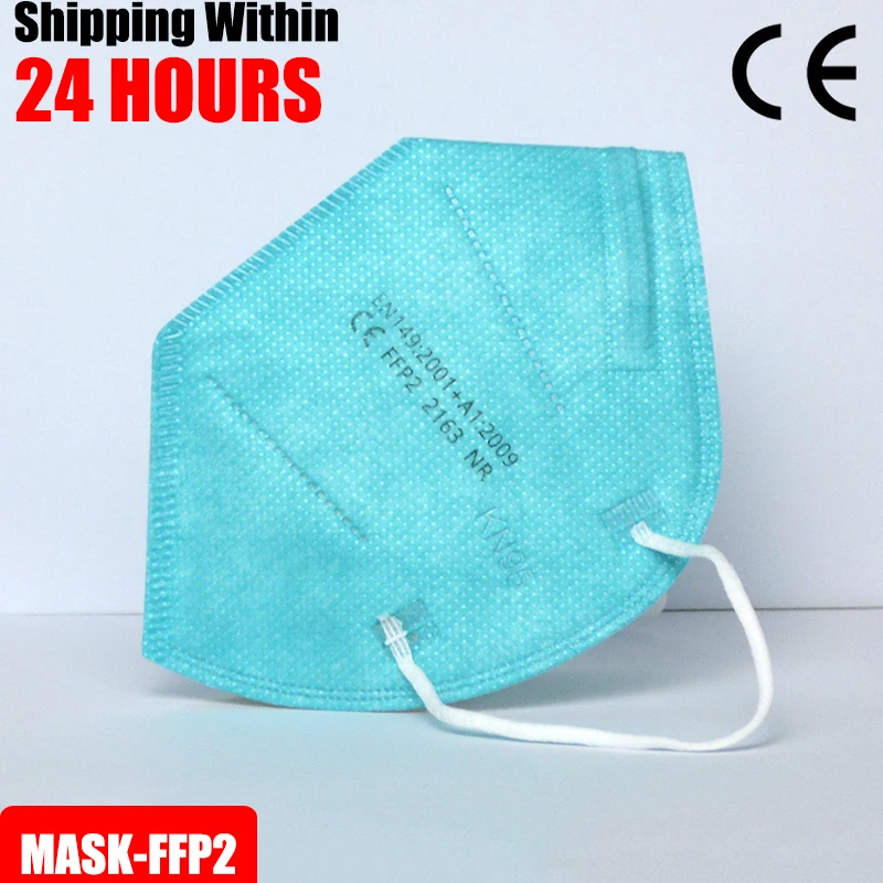 

50-200pcs FFP2 KN95 Reusable Mask mascarillas ffp2mask kn95mask CE Certified Mouth Face Mask Protective 95% Filter Respirator