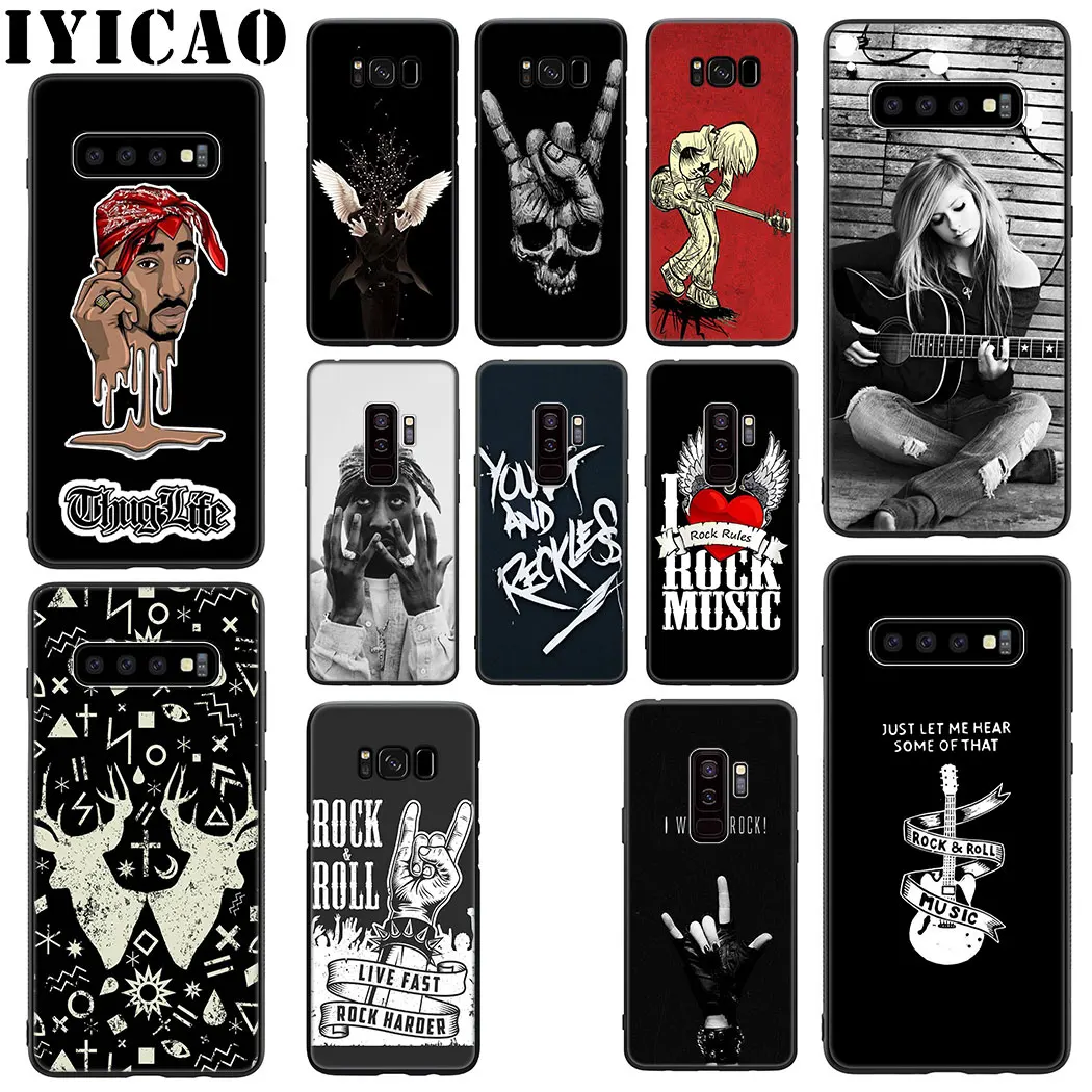 Мягкий силиконовый чехол в стиле рок панк хип хоп для Samsung Galaxy S20 S10 S9 S8 Plus Lite Ultra S10e