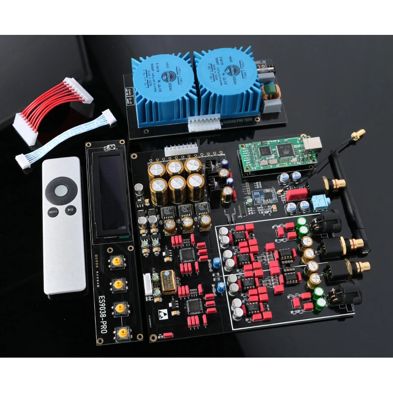 Двойной коаксиальный декодер ES9038Pro ЦАП оптический без потерь 384 кГц DSD 512