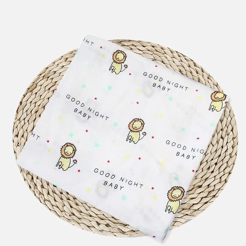 Муслиновое 100% хлопковое детское одеяло пеленки мягкие одеяла для новорожденных