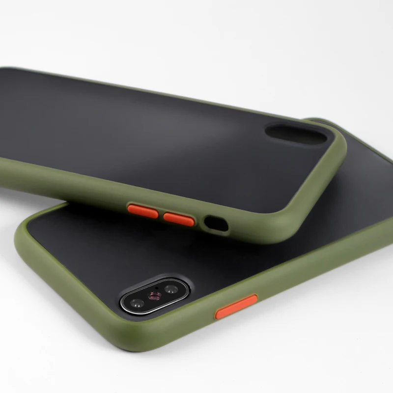 Противоударный матовый чехол CAPSSICUM для iPhone X XS MAX XR чехлы с воздушной подушкой