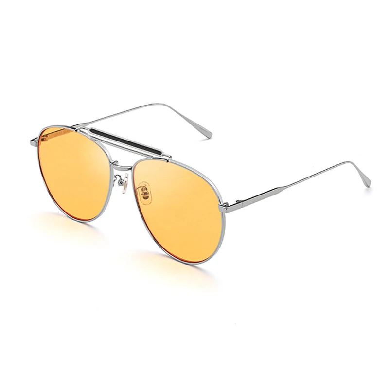Солнцезащитные очки-авиаторы из сплава UV400 для мужчин и женщин нежные