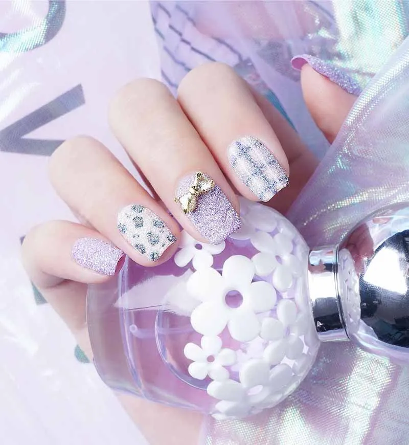 1 коробка кружевные шелковые трусики перламутрового оттенка для ногтей с