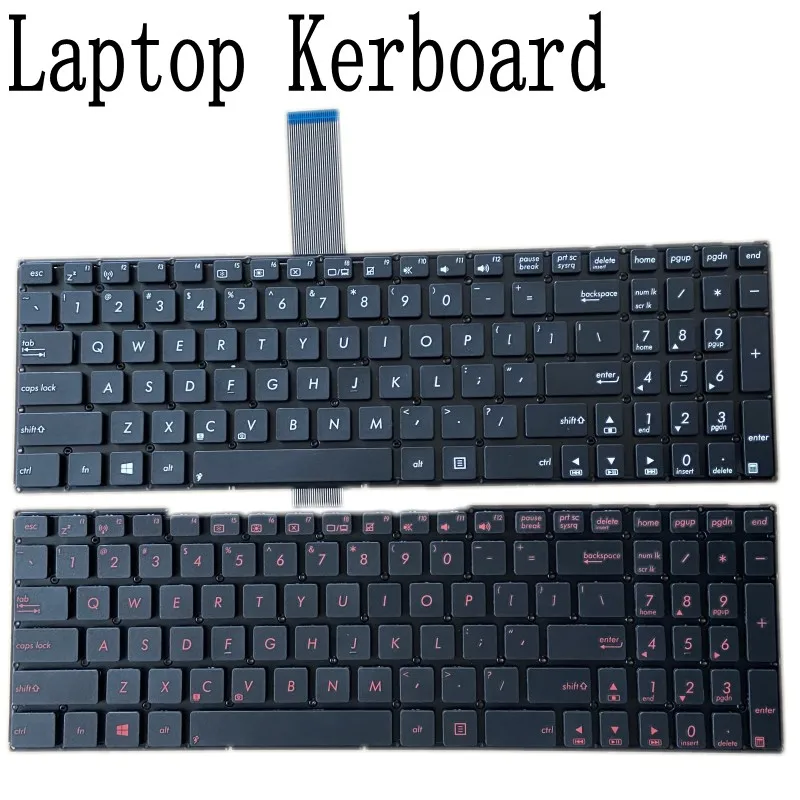

US Russian SP BR Laptop Keyboard For ASUS X550V X550 Y581C F550L A550J R510j K550J X552E X552C X552E X550V A550L R510L