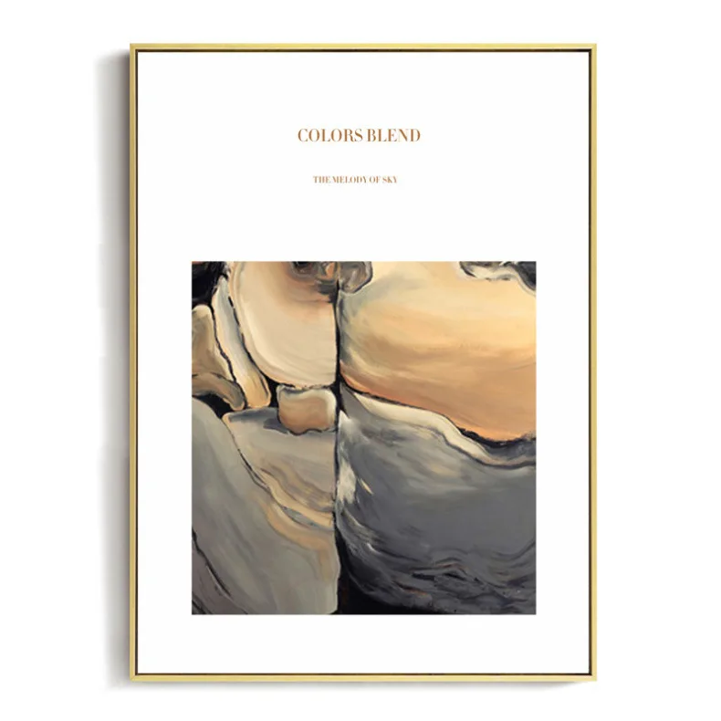 

No Frame Modern Minimalist Abstract Canvas Painting Art Print Poster Picture Decorative Painting Living Room Home Decoration
