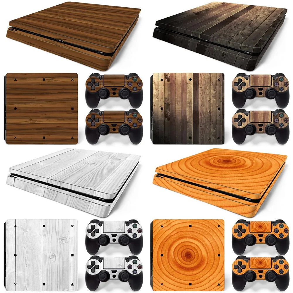 Яркий стильный высоковиниловый Чехол наклейка для PS4 slim console controller skins|Наклейки| |