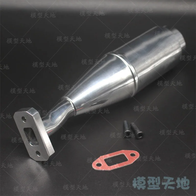 Обновленная алюминиевая задняя выхлопная труба с 5 отверстиями для модели 1:5