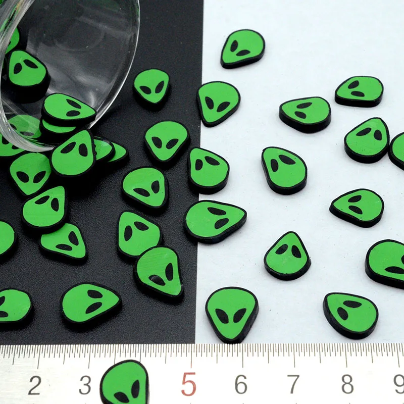 100 г/лот полимерная эт/инопланетянин Горячая глина острые конфетти для рукоделия