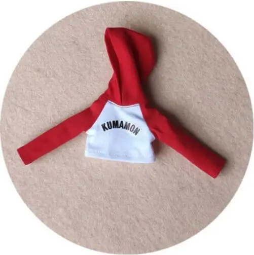 red white hoodie Кукла Blyth одежда комбинезоны брюки сетка футболка пальто для OB24, Licca, Pullip, Barbies, Blyth Брюки Одежда для 1/6 кукла аксессуары - Цвет: red white hoodie