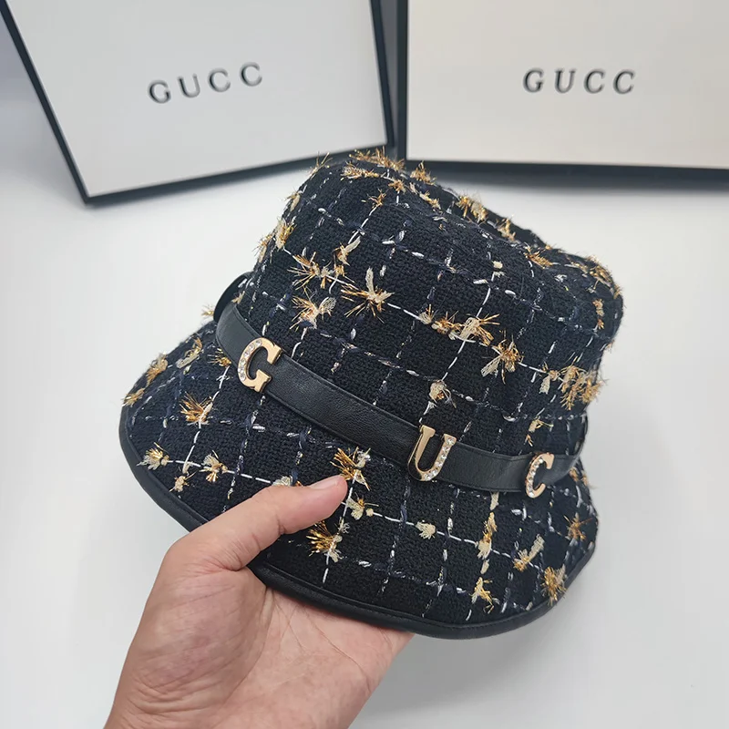 Панама женская осенняя однотонная из яркого шелка в стиле хип-хоп с круглым