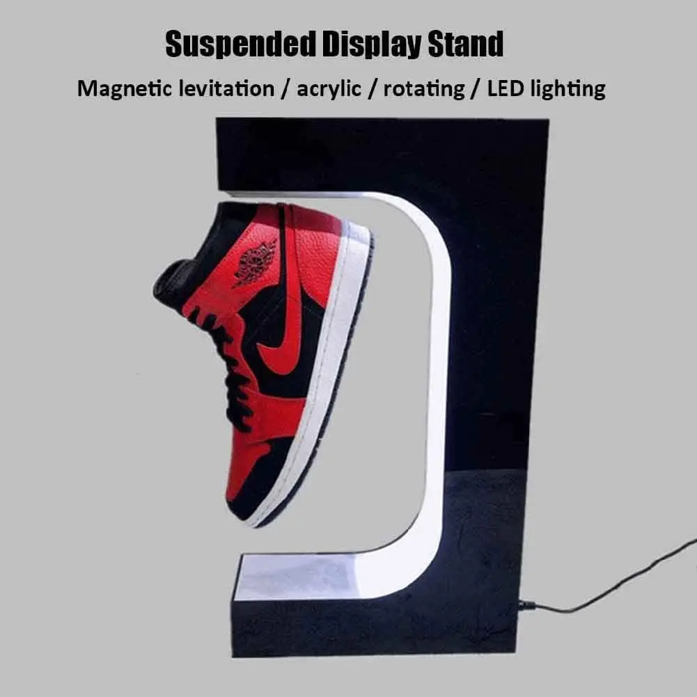 Выставочная витрина для обуви плавающая магнитной левитации платформа показа