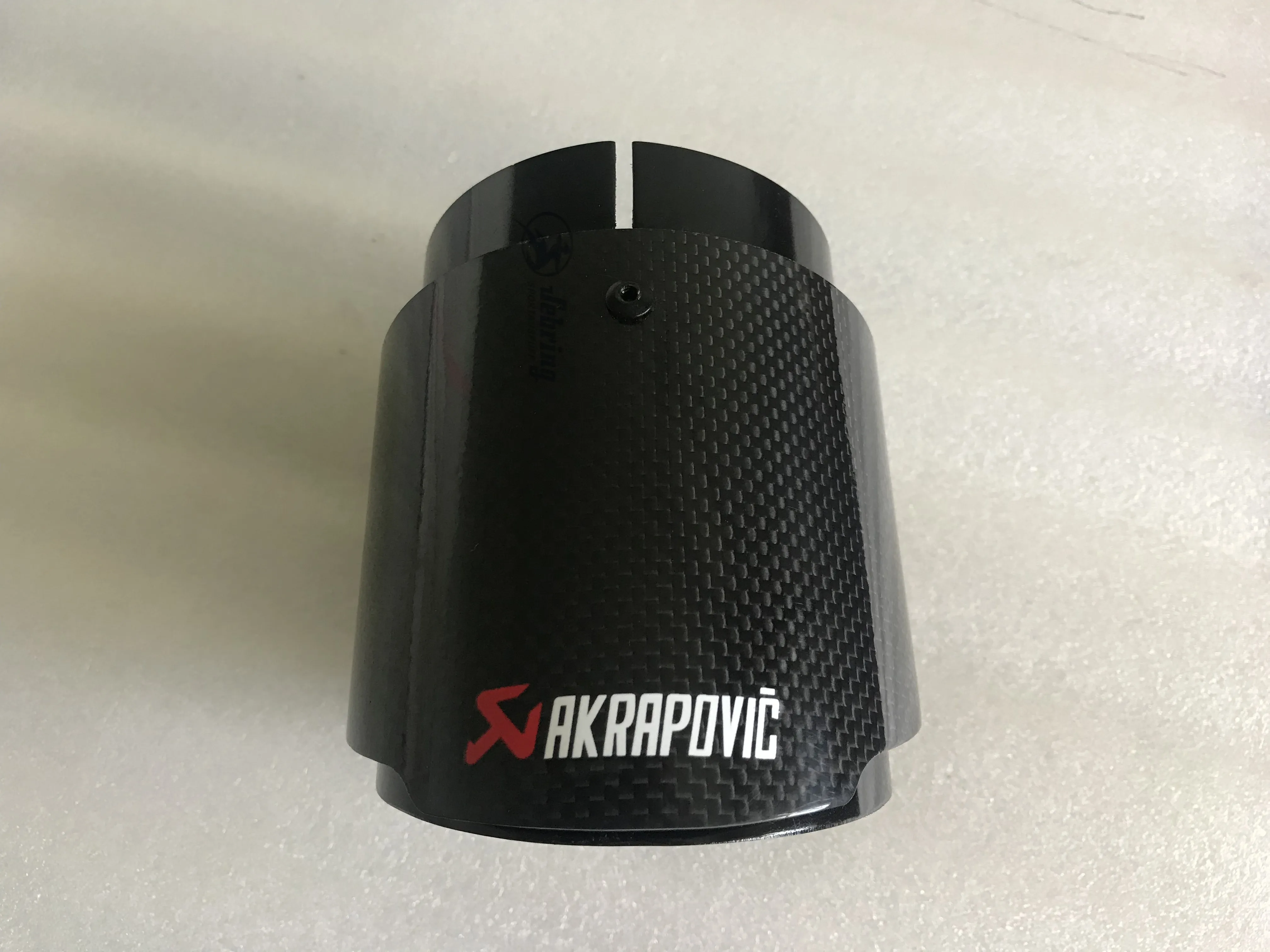 1 шт. углеродное волокно яркий углеродный черный Akrapovic автомобильный глушитель для выхлопной трубы крышки для X5