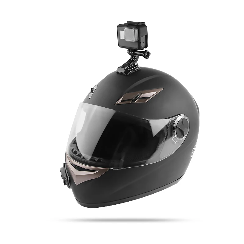 Мотоциклетный шлем подбородок Кронштейн arm Gopro аксессуары 4 способа Поворотная Кнопка крепление Go Pro Hero 4 5 6 7 SJCAM SJ4000 eken H9 H9R