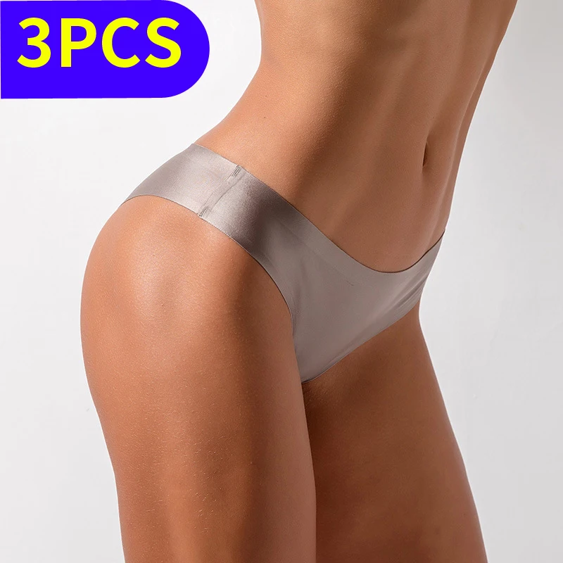 

3pcs thong panties Women female underwear sexy tanga Lingerie stringi bragas sexy lingerier calcinha seamless breeches briefs