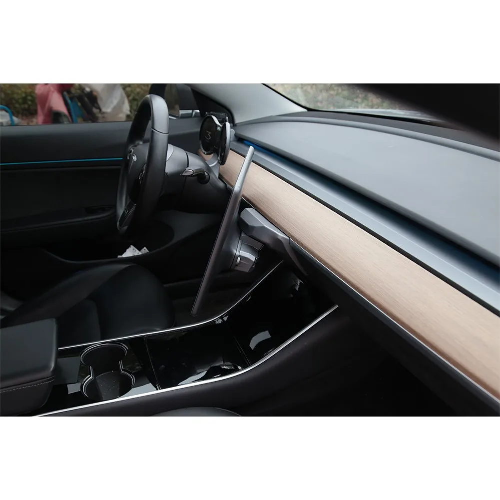 

For Tesla Model 3 Model Y Screen Rotating Holder GPS Navigation Stand Central Console Vehicle Mounts Silver Bracket Accessories