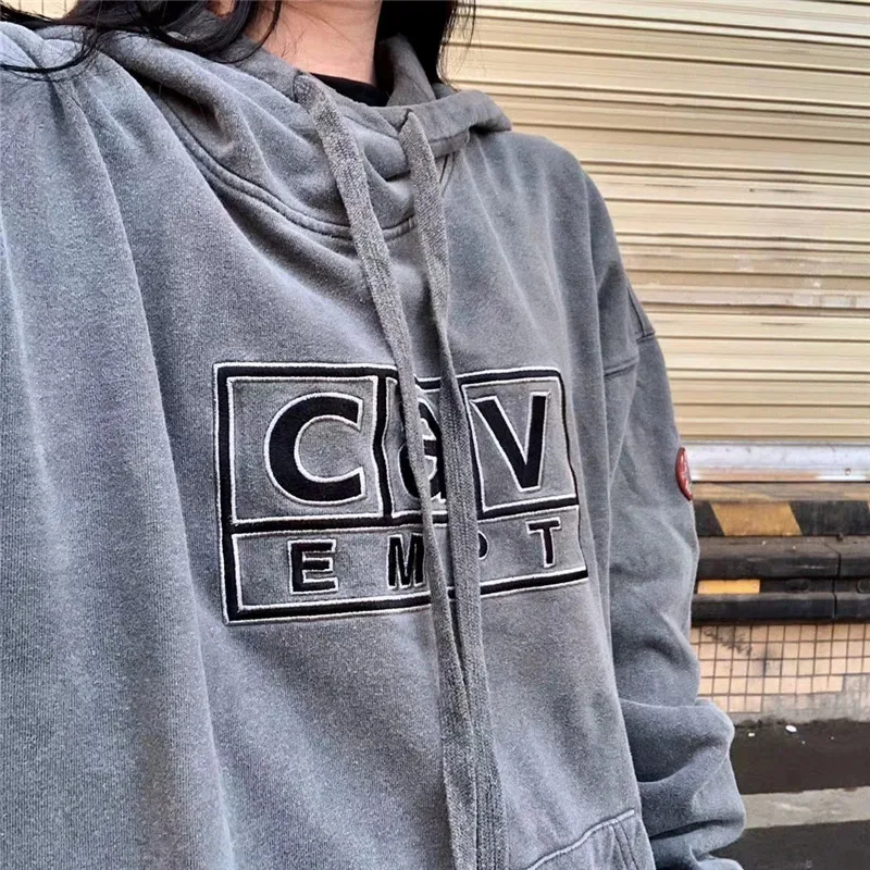 

CAVEMPT Heavy Fabric C.E Pullover Women Men 1:1 Best Quality Wash Streetwear Sweatshirt Hoodie CAVE MPT Hooded