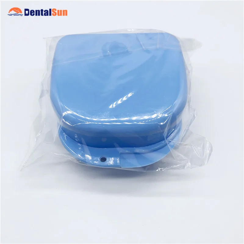 

Dental Case Andent DB03 Blue Retainer Box-Large size Open from middle