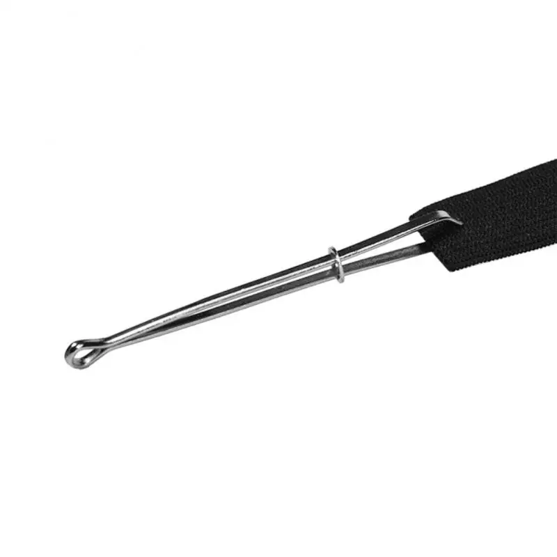 

2pcs/bag Elastic Clip Hand-made Elastic Clipper Elastic Cord Threader With Stainless Steel Threading Needle Garment Sewing Tools