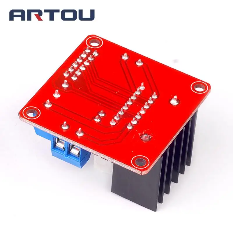 5PCS New Dual H Bridge DC Stepper Motor Drive Controller Board Module L298N for Arduino smart car robot | Электронные компоненты