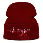 Европейская и американская вязаная шапка с вышивкой Lil Peep, шапка-пуловер Love Lil Peep, шерстяная шапка, зимние аксессуары, женская шапка