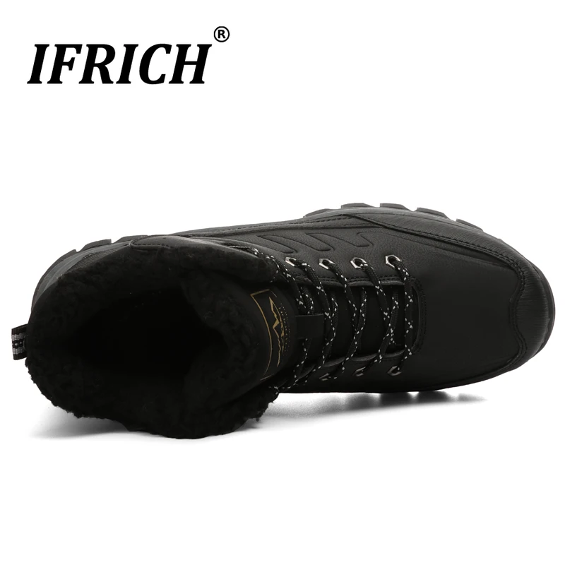 Classic Brown Tactical Boots for Men Winter Male Non Slip Sneakers Confortable Mens Trekking Lace-up Walking Shoes Youth | Спорт и