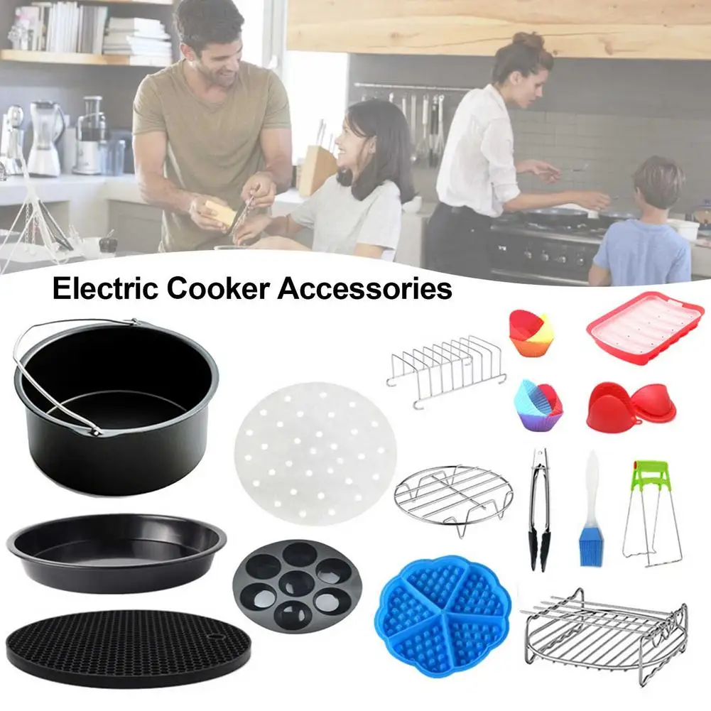 

15 шт. 7-8 дюймов Подходит для 4,5-5.8qt торт корзина кухонный поднос Спрей горшок Кухня Аксессуары для барбекю полезный, безопасный для выпечки на...