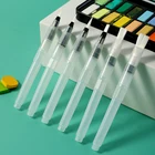 Многоразовые ручки-кисти для акварели, нейлоновые кисти, набор из 6 кистей для акварели, кисти для рисования, товары для творчества и рисования