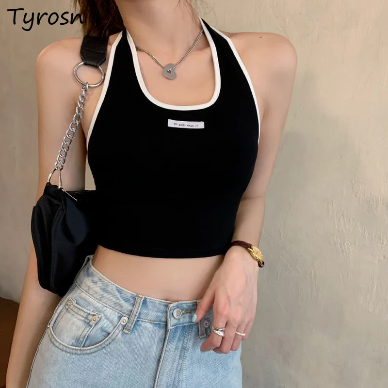 Женские майки в стиле пэчворк повседневные облегающие эластичные уютные топы