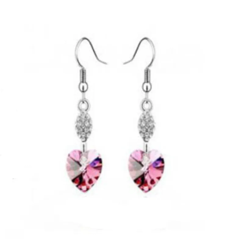3 пары = 1 лот Новая мода 2019 женские хрустальные серьги в форме капель болтающиеся