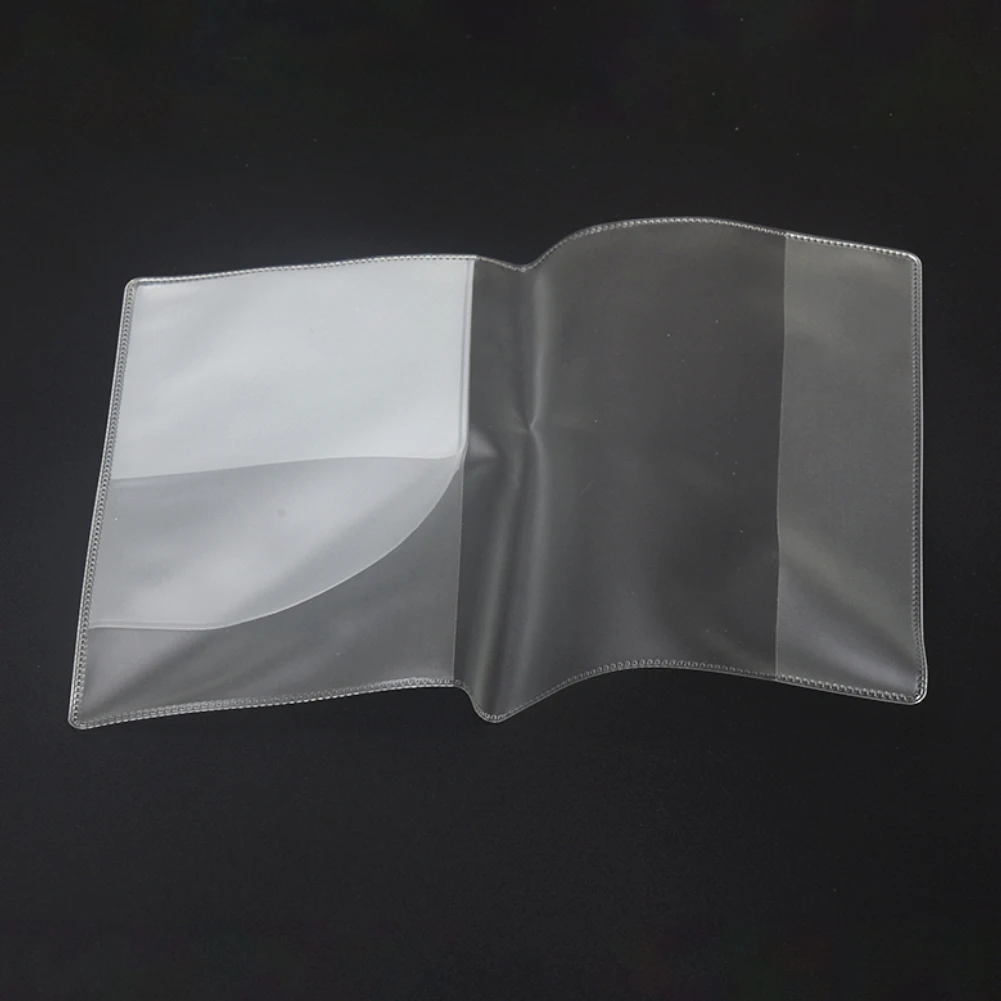 

Waterproof ID Card Practical Protection Travel Transparent Frosted Anti Scratch PVC Dustproof Thickened Passport Cover
