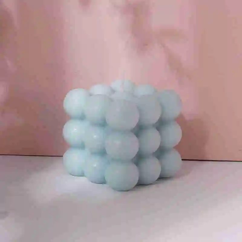 Cube воск круглые кубические соевый для свечей ароматические свечи куб дома Deorations