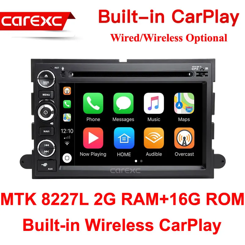 MTK 16G ROM 2 Din Android 9,0 автомобильный dvd-плеер для Ford F150 F350 F450 F550 F250 Fusion Expedition Mustang Explorer Edge Radio CarPlay Head - Цвет: MTK 16G ROM