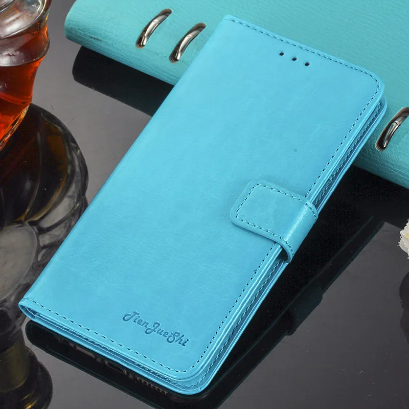 Blue TienJueShi бизнес Премиум прочный защитный кожаный чехол для телефона Wiko Ride 4G Y50 Y70 чехол закрытый Etui кожа - Цвет: Blue