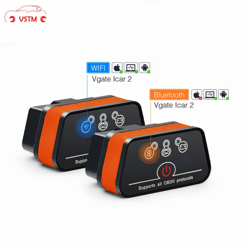 Диагностический инструмент Vgate iCar2 ELM327 устройство для считывания кодов с