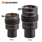Celestron X-CEL LX 2x окуляр Барлоу 3X Zoom стандартный 3,5-дюймовый окуляр астрономический телескоп аксессуары