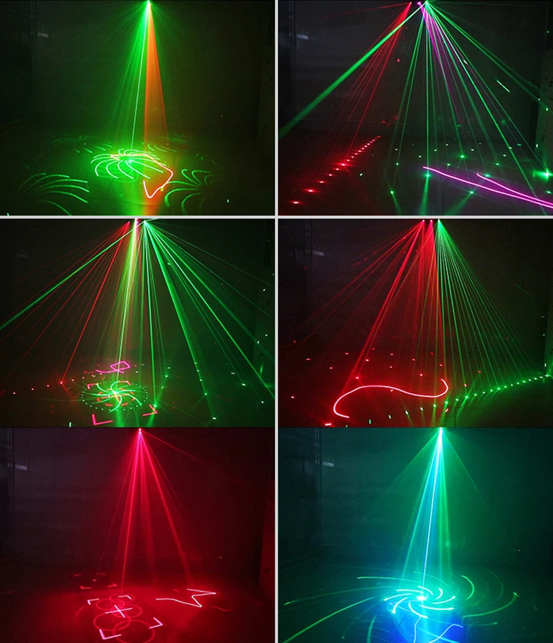 Новый профессиональный лазерный сценический светильник DMX 512 Рождественский