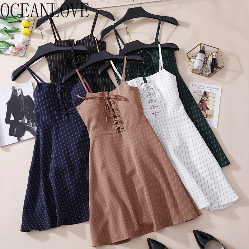 OCEANLOVE женское платье с высокой талией в пляжном стиле модель 2020 года весна лето