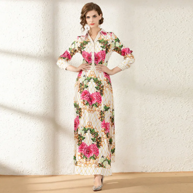 Женское модельное дизайнерское платье макси 2020 Элегантное Длинное в пол с