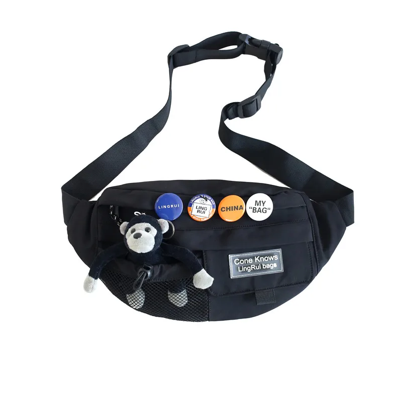 

Original Brand Chest Bag Japanese Shoulder Bag Ins Fashion Brand Female Shoulder Bag Casual Couple Messenger Bag Waist Bag
