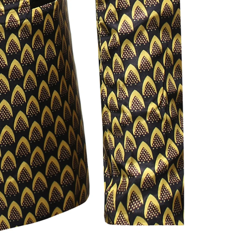 

2021 men's fashion wedding dress boutique blazer coat groom formal business high quality casual blazer print suit jacket