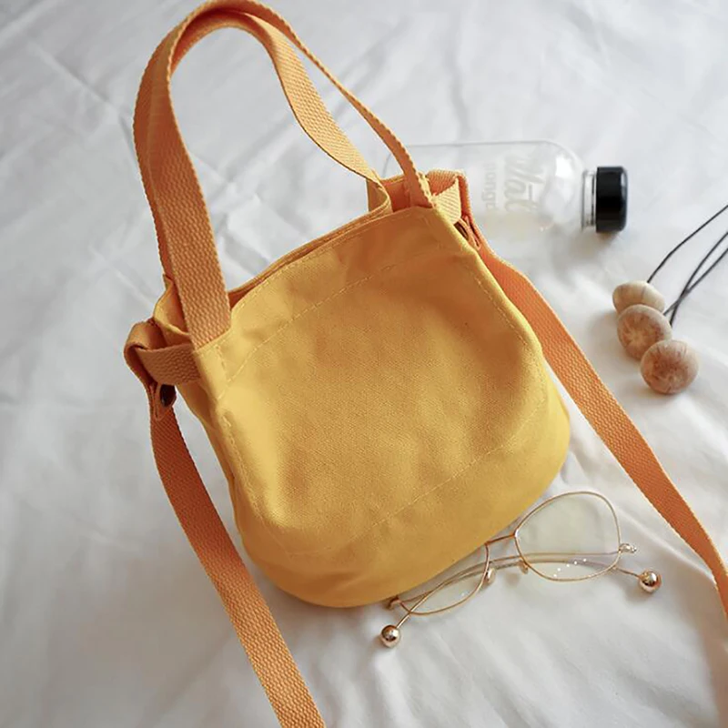 Корейская версия универсальной холщовой сумки через плечо портативная