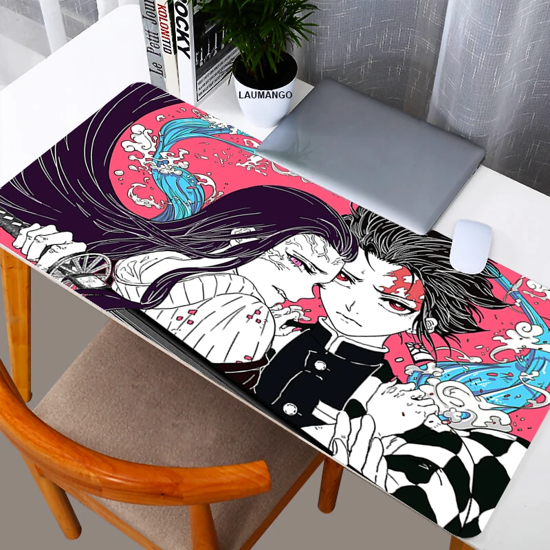 

Игровой коврик для мыши kimetsu No Yaiba, персонализированный коврик для мыши, коврик для геймера, компьютерный коврик, Настольная защита, Настольн...